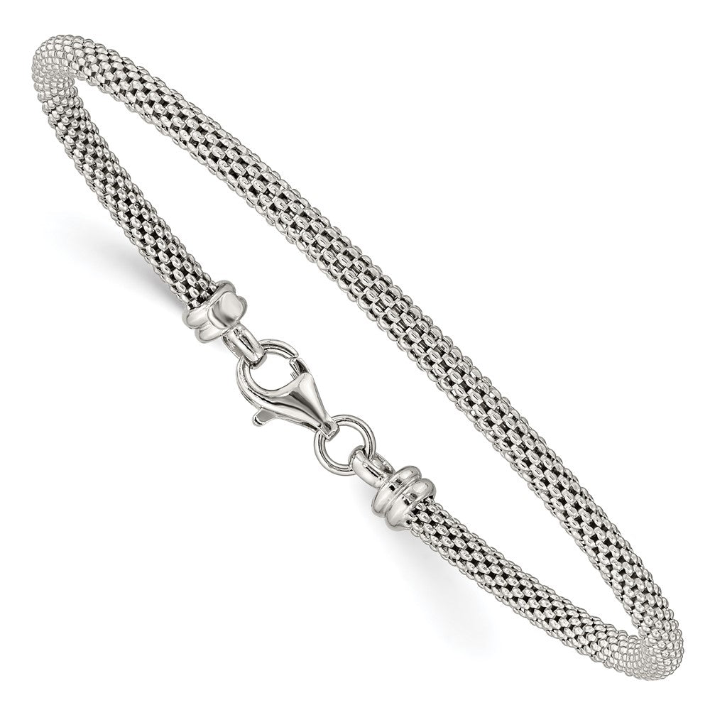 Sterlingsilber Strukturiert mit Verschluss Armreif