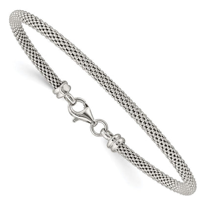 Sterlingsilber Strukturiert mit Verschluss Armreif