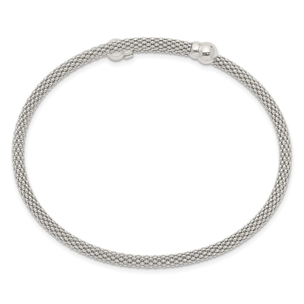 Sterlingsilber Strukturiert Flexibel Armreif