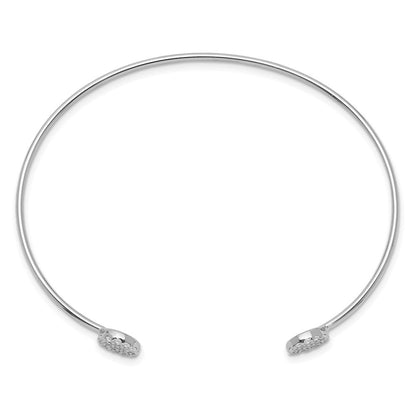 Sterlingsilber Rhodiniert Zirkonia Armreif