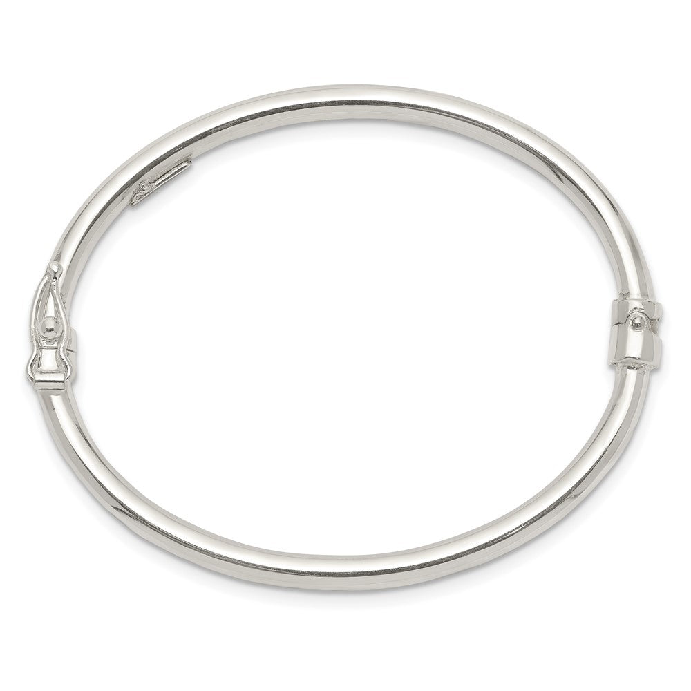 Sterlingsilber Poliert 3mm Klappbar Baby Armreif