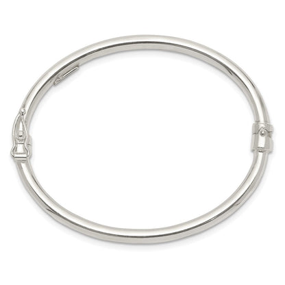 Sterlingsilber Poliert 3mm Klappbar Baby Armreif