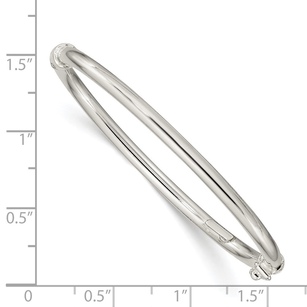 Sterlingsilber Poliert 3mm Klappbar Baby Armreif