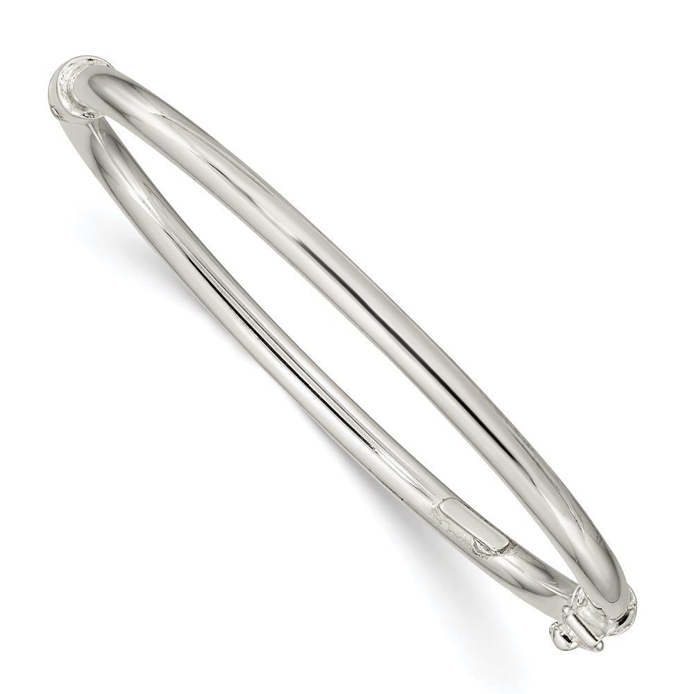 Sterlingsilber Poliert 3mm Klappbar Baby Armreif