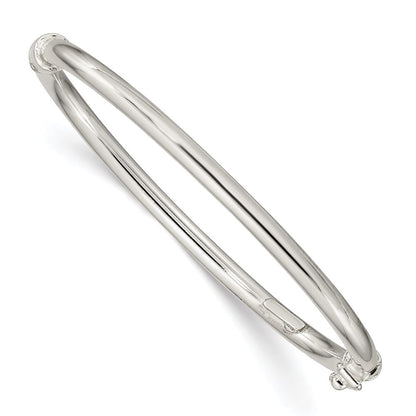 Sterlingsilber Poliert 3mm Klappbar Baby Armreif