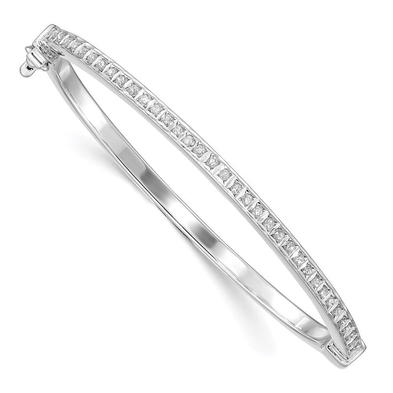 Sterlingsilber Diamant Fascination Mystique Platin-beschichtet Baby Armreif