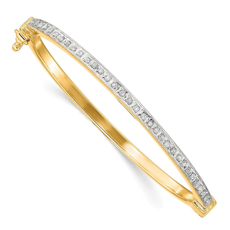 Ss/vergoldet Diamant Fascination Mystique Sterlingsilber 18K Vergoldet Baby Armreif