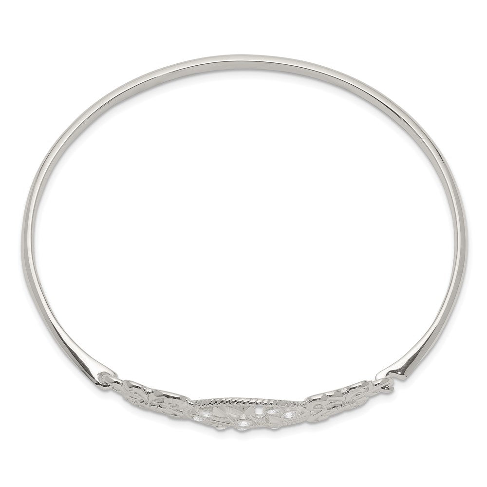 Sterlingsilber Schmetterling und Zirkonia Baum Armreif