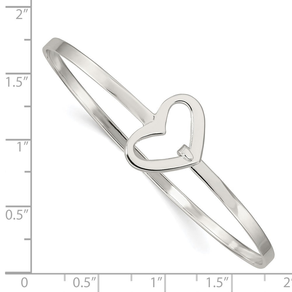 Sterlingsilber Herz Armreif