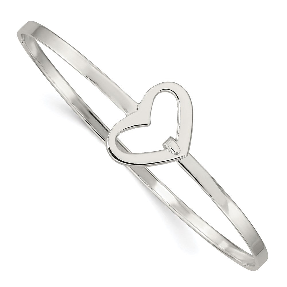 Sterlingsilber Herz Armreif