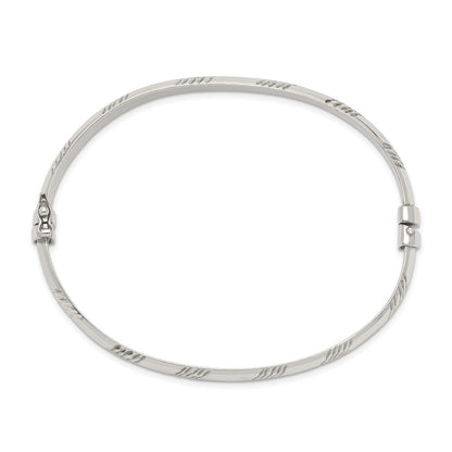 Sterlingsilber Diamantiert 6mm Armreif