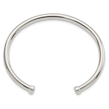 Sterlingsilber Poliert Manschette Armreif