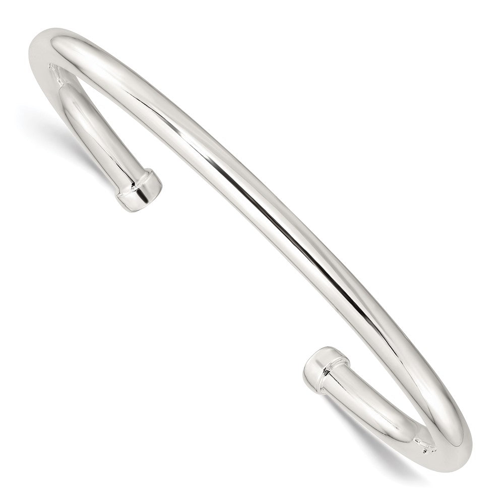 Sterlingsilber Poliert Manschette Armreif