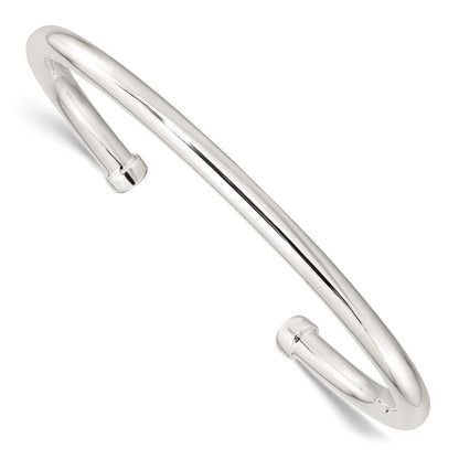 Sterlingsilber Poliert Manschette Armreif