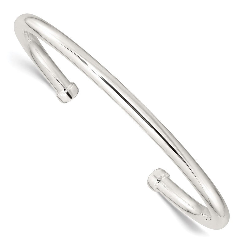 Sterlingsilber Poliert Manschette Armreif