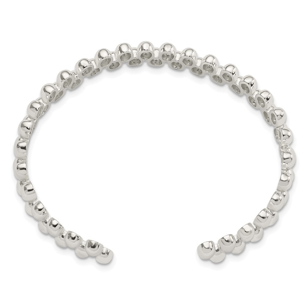 Sterlingsilber Poliert Manschette Armreif
