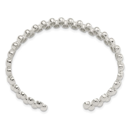 Sterlingsilber Poliert Manschette Armreif