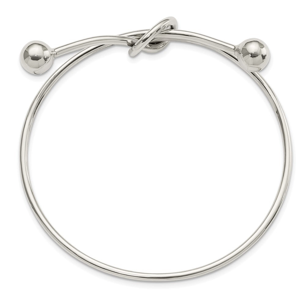 Sterlingsilber Poliert Knoten Armreif