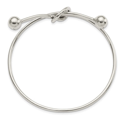 Sterlingsilber Poliert Knoten Armreif