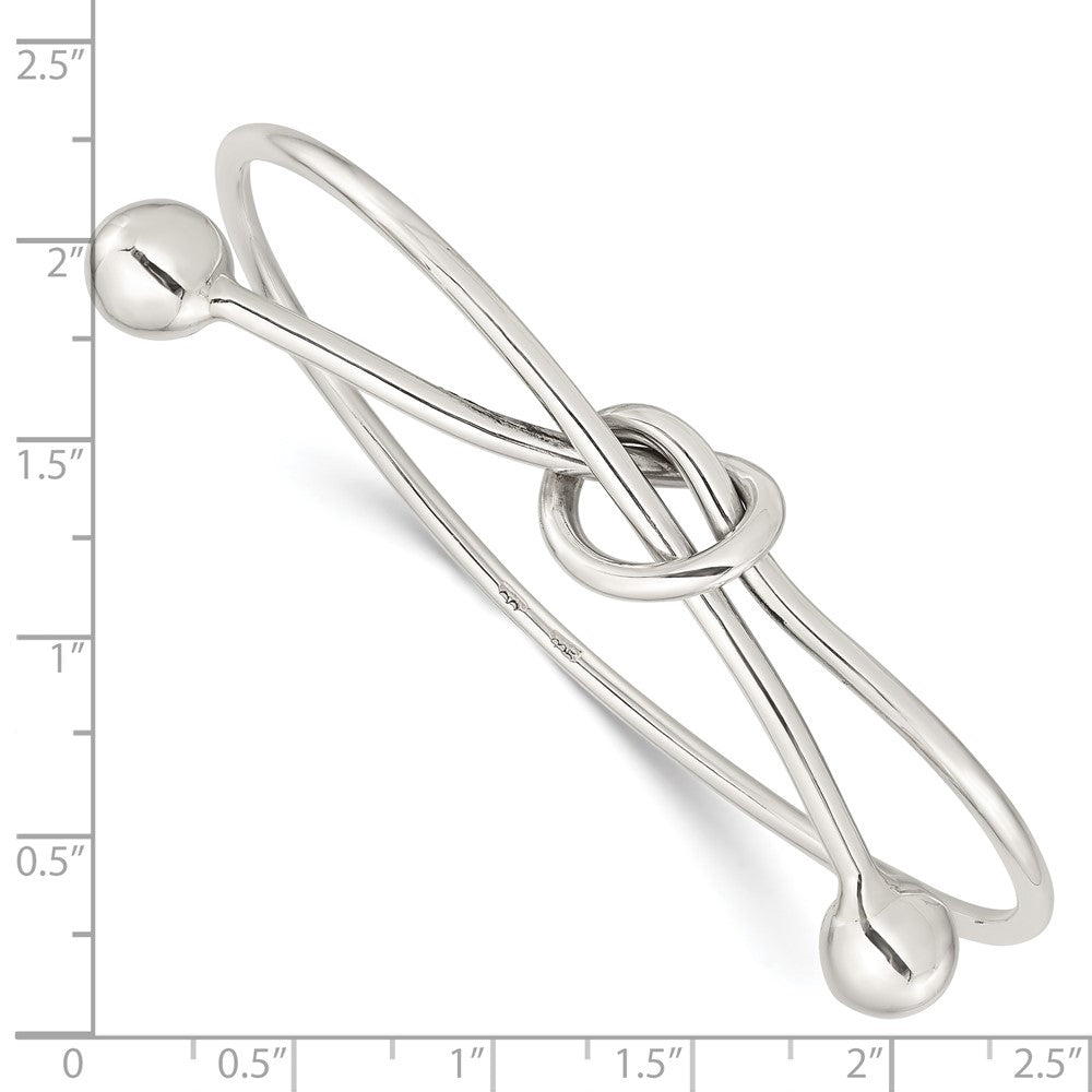 Sterlingsilber Poliert Knoten Armreif