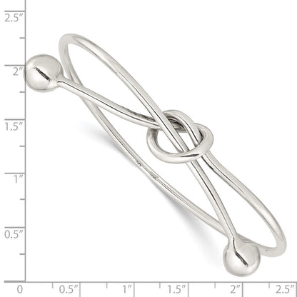 Sterlingsilber Poliert Knoten Armreif