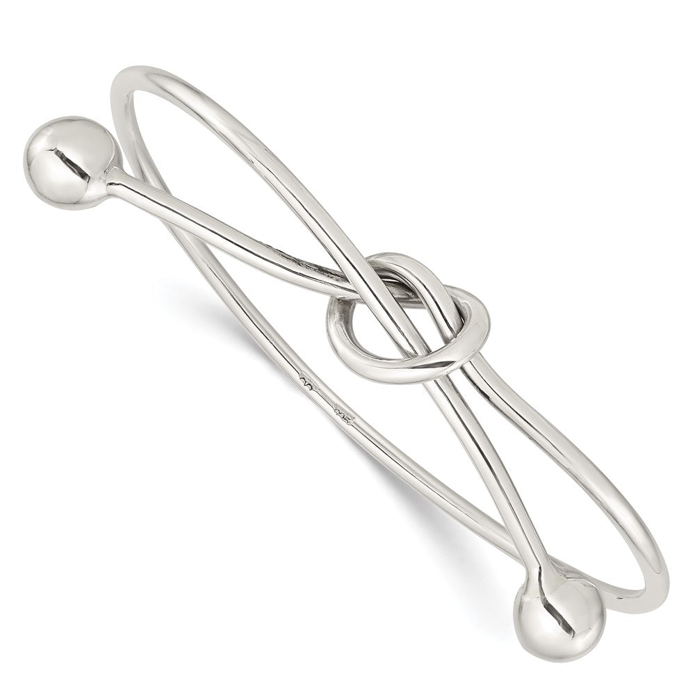Sterlingsilber Poliert Knoten Armreif