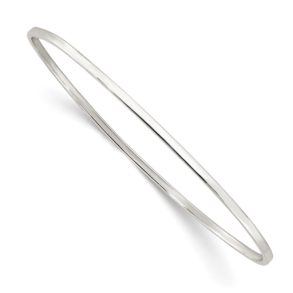 Sterlingsilber Poliert 2mm Schieber-on Armreif
