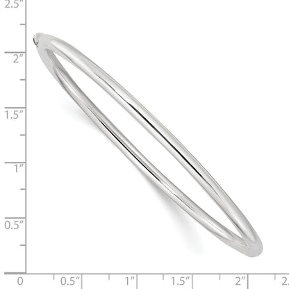 Sterlingsilber Poliert 3mm Klappbar Rund Armreif