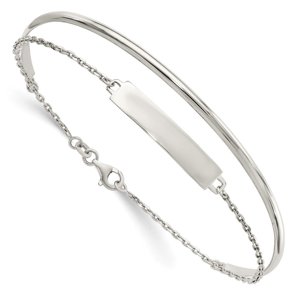 Sterlingsilber Poliert Id Armreif