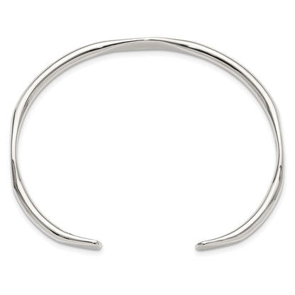 Sterlingsilber Poliert 6mm Manschette Armreif