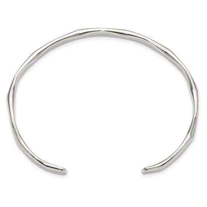 Sterlingsilber Poliert 5mm Manschette Armreif