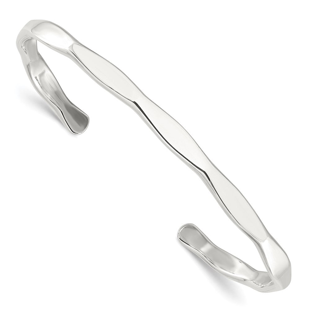 Sterlingsilber Poliert 5mm Manschette Armreif