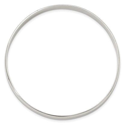 Sterlingsilber Poliert Massiv Schieber-on Armreif Armband