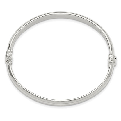 Sterlingsilber Poliert Strukturiert Klappbar Armreif Armband
