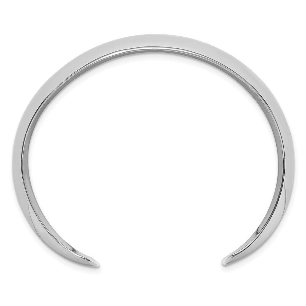 Sterlingsilber Poliert 20mm Gewölbt Manschette Armreif