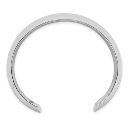 Sterlingsilber Poliert 25mm Gewölbt Manschette Armreif