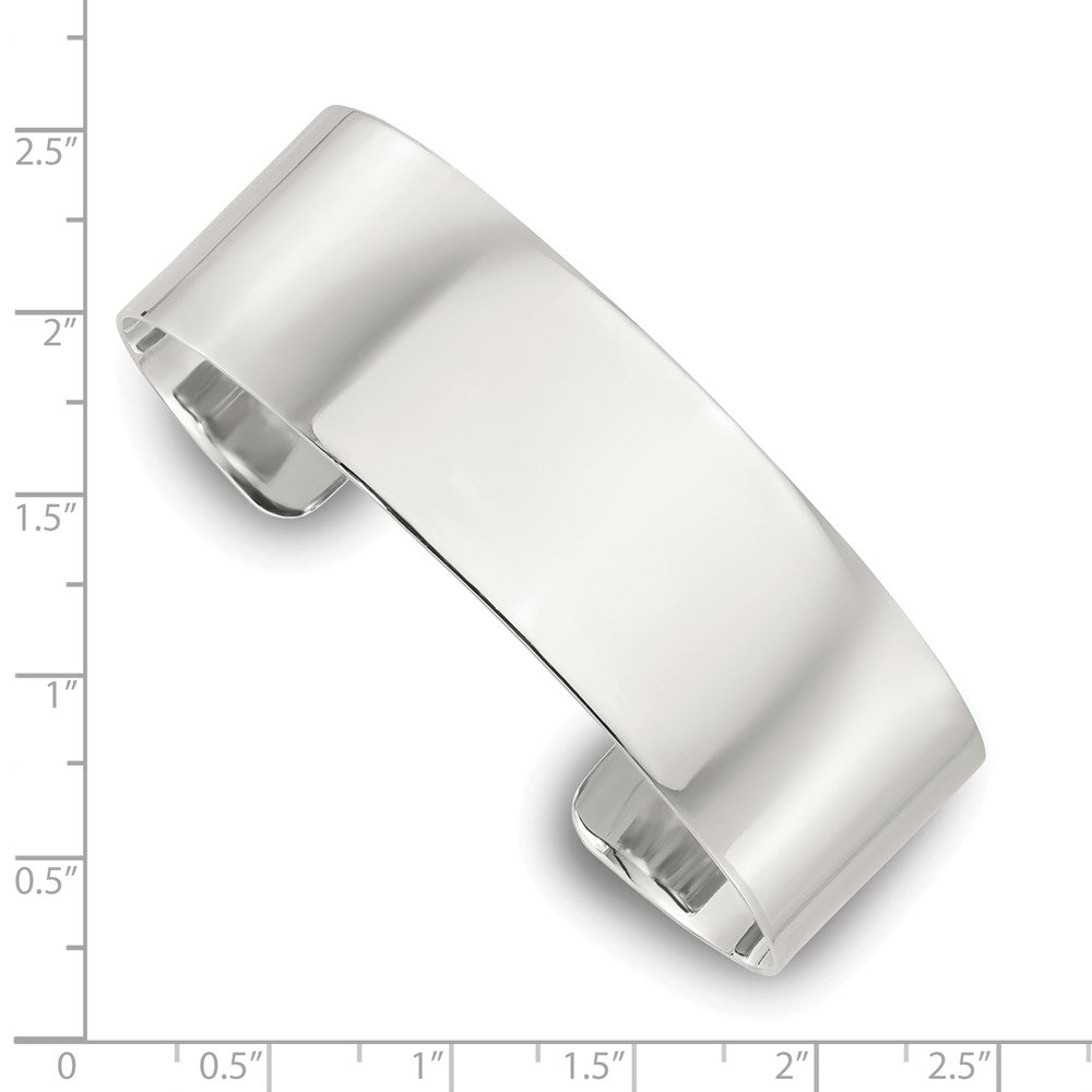 Sterlingsilber Poliert 20mm Flach Manschette Armreif