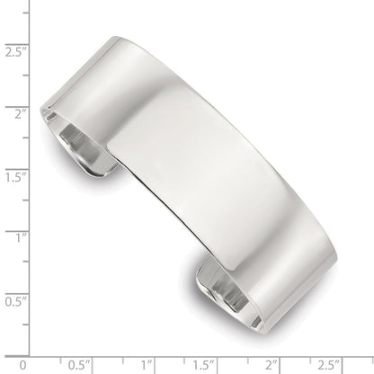 Sterlingsilber Poliert 20mm Flach Manschette Armreif