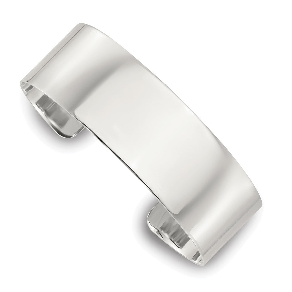 Sterlingsilber Poliert 20mm Flach Manschette Armreif