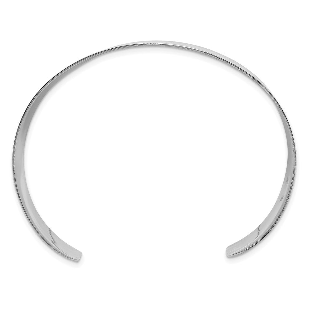 Sterlingsilber Poliert 30mm Flach Manschette Armreif