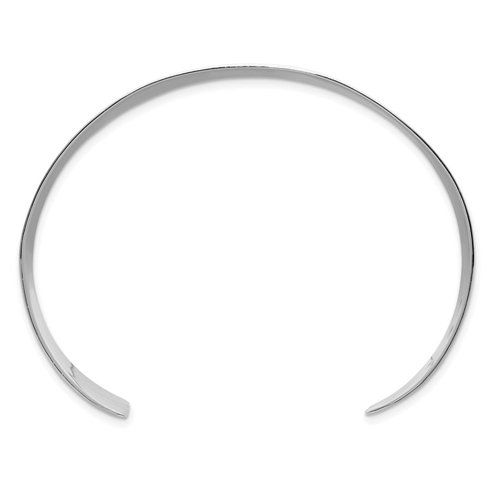 Sterlingsilber Poliert 40mm Flach Manschette Armreif