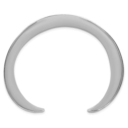 Sterlingsilber Poliert 40mm Konkav Manschette Armreif