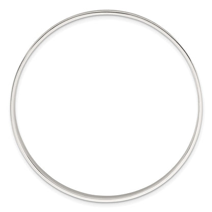 Sterlingsilber Poliert 5.0mm Flach Schieber auf Armreif