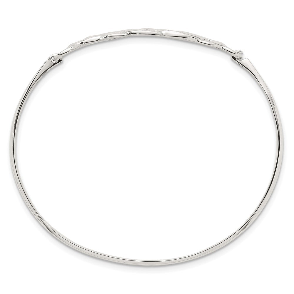 Sterlingsilber Poliert Keltisch Knoten Armreif