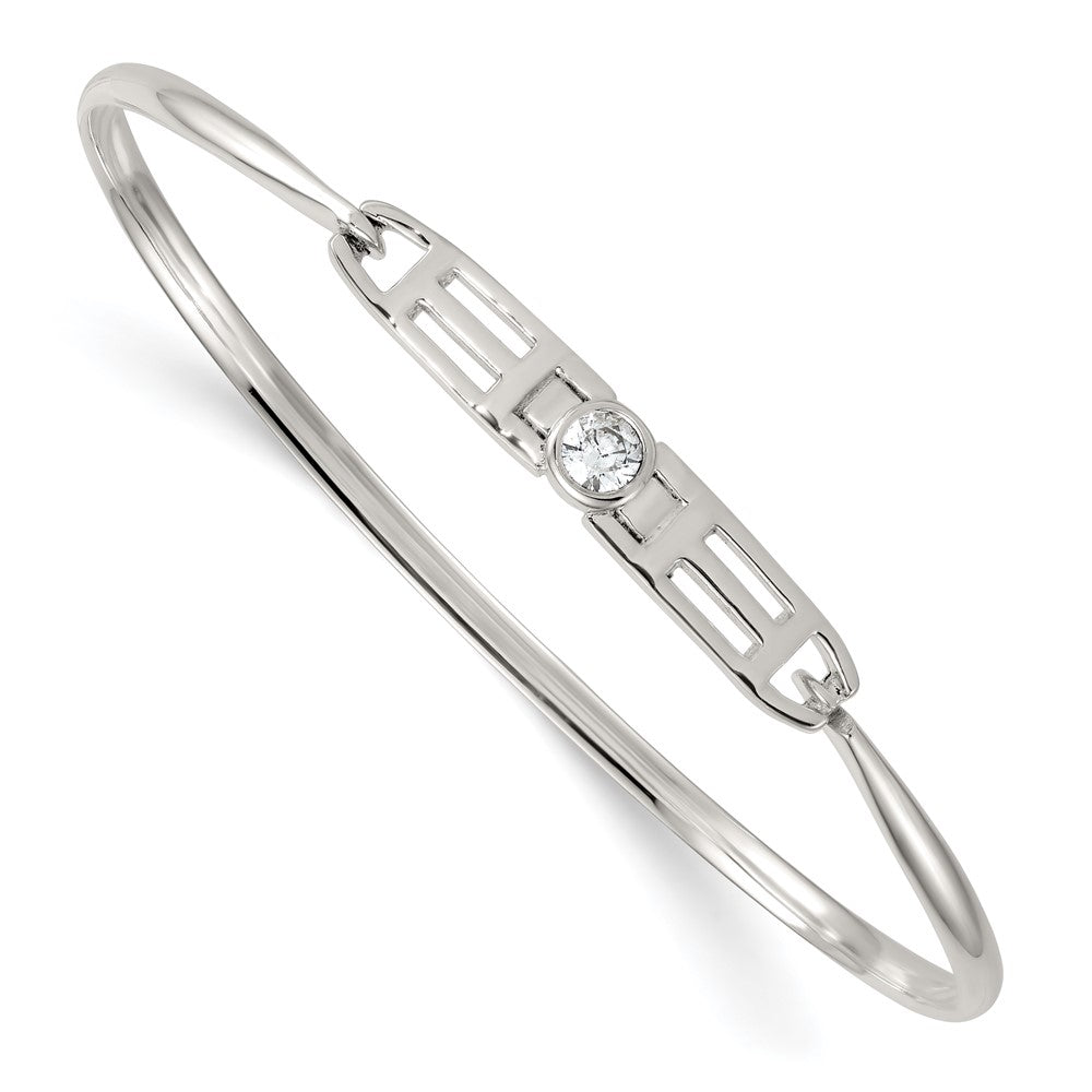 Sterlingsilber Poliert Fantasie Zirkonia Armreif