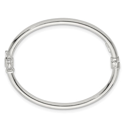 Sterlingsilber Poliert Klappbar Baby Armreif