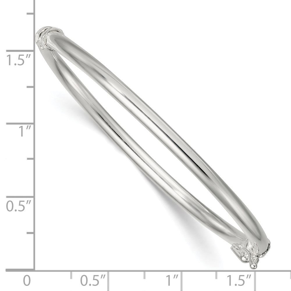 Sterlingsilber Poliert Klappbar Baby Armreif