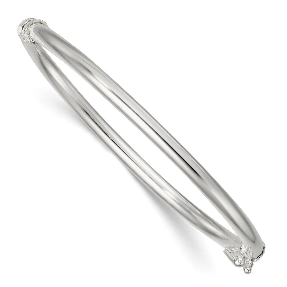 Sterlingsilber Poliert Klappbar Baby Armreif