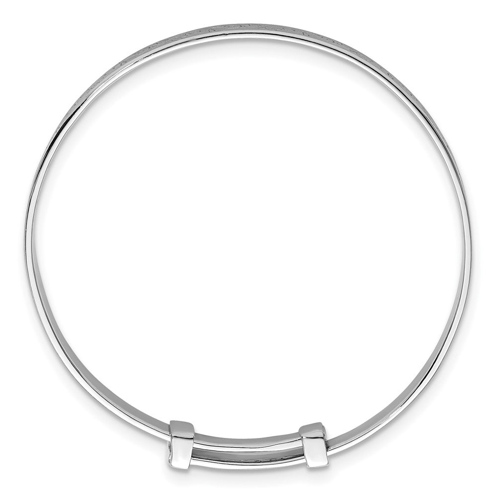 Sterlingsilber Rhodiniert Libelle Kinder Expandable Armreif