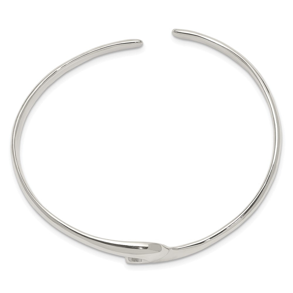 Sterlingsilber Poliert Fantasie Manschette Armreif Armband
